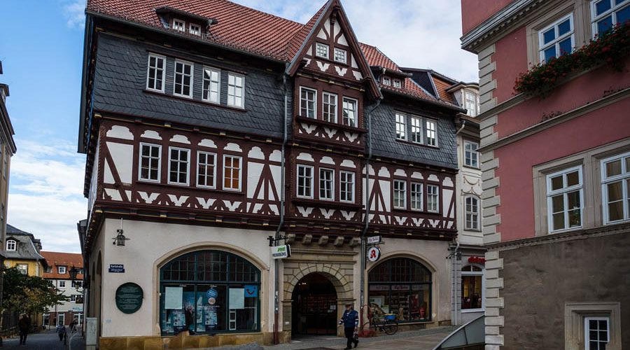 Blick auf Eisenach und die historische Altstadt